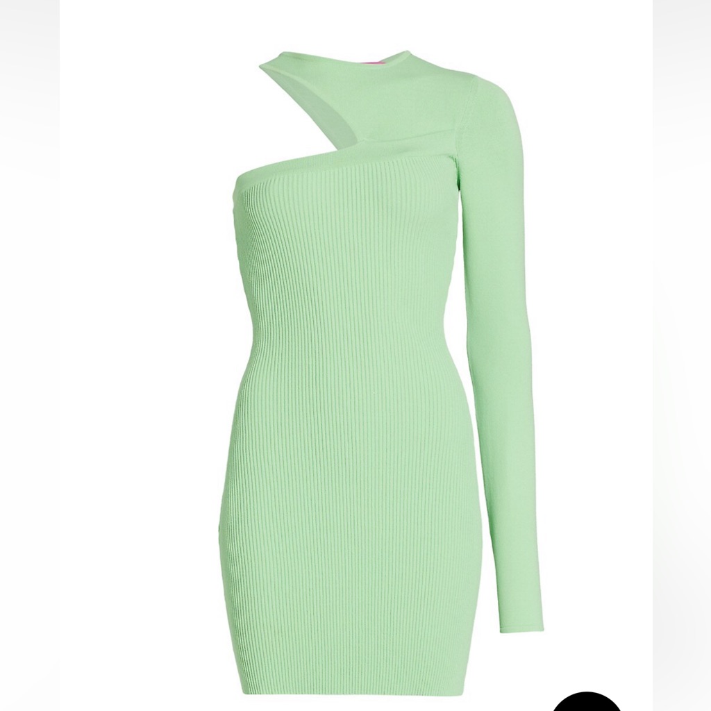 Gauge81 Tinino Knit One-Sleeve Dress Large